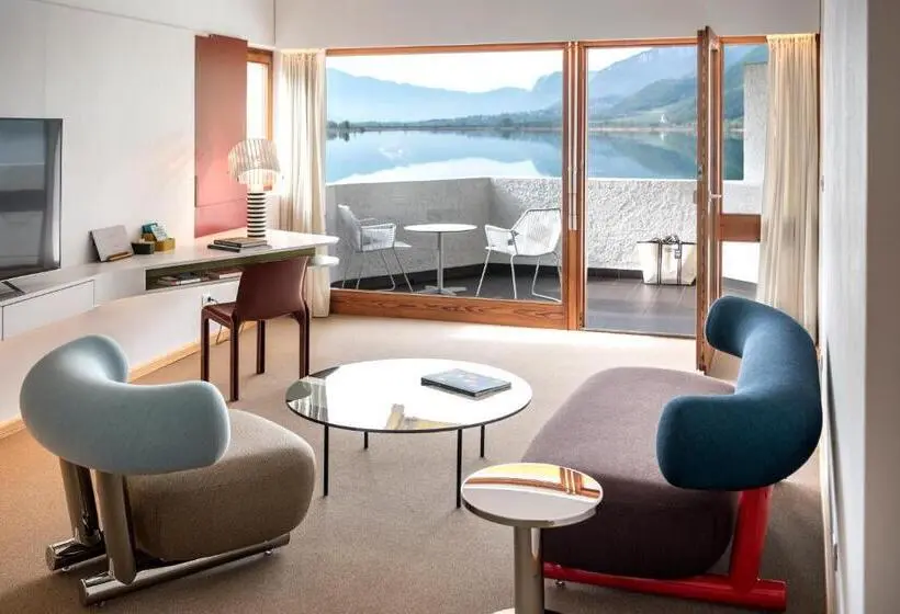 Deluxe-huone Järvinäkymä, Seehotel Ambach