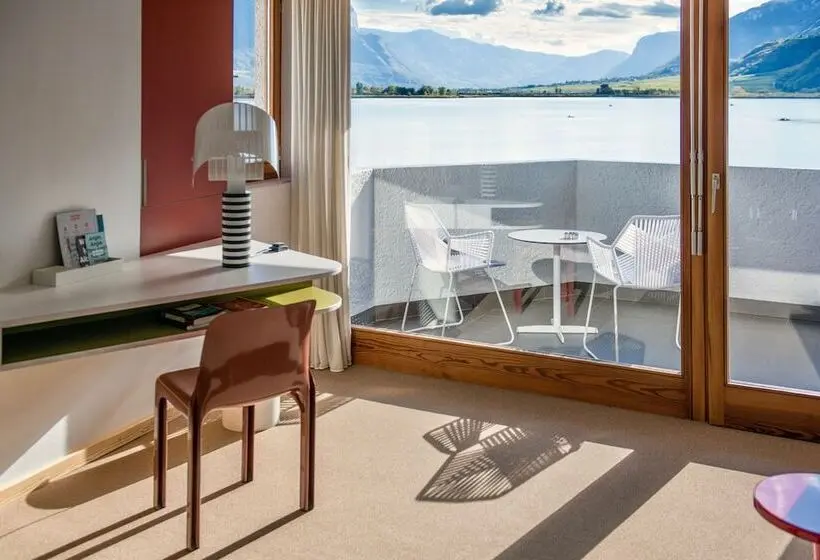 Deluxe-huone Järvinäkymä, Seehotel Ambach