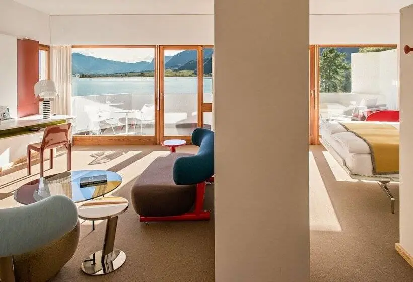 Deluxe-huone Järvinäkymä, Seehotel Ambach
