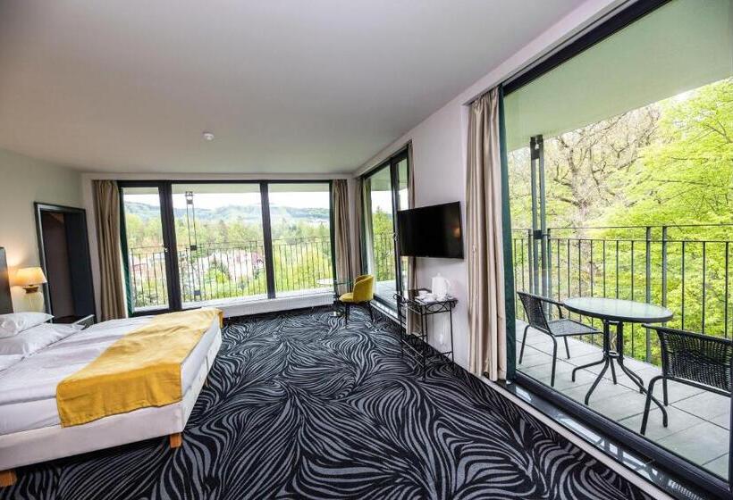 اتاق لوکس با بالکن, Parkhotel Carlsbad Inn