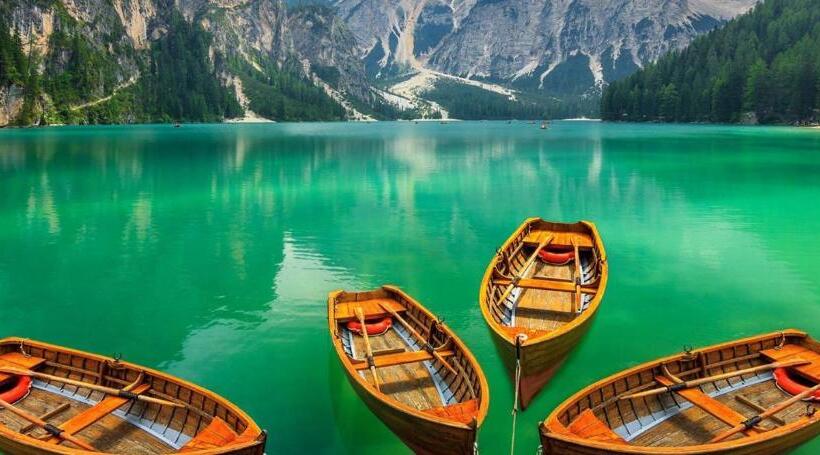 带景观的三人标准房间, Alpin Natur Hotel Brückele