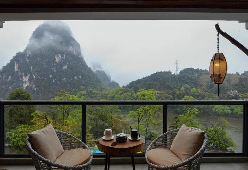标准间带江景, Li River Resort