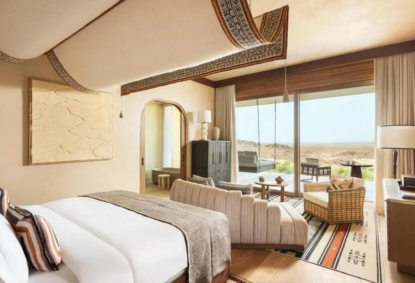 キングサイズベッドのスタンダードルーム, Six Senses Southern Dunes, The Red Sea