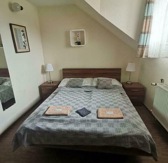 غرفة قياسية, Airport Glossel Panzió