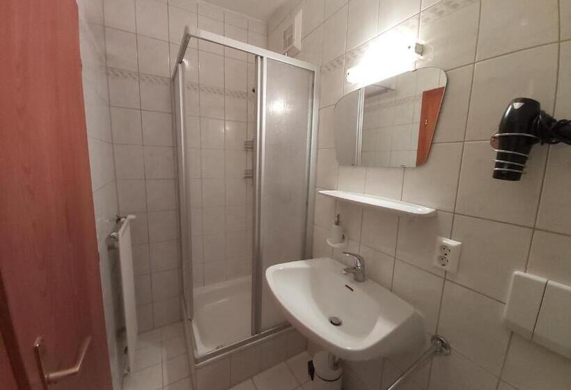 غرفة قياسية مزوَّدة بشُرفة, B&b Pension Karlsdorfer Hof