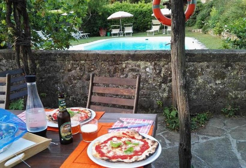 Вилла с 1 спальней и бассейном, B&b Le Due Volpi