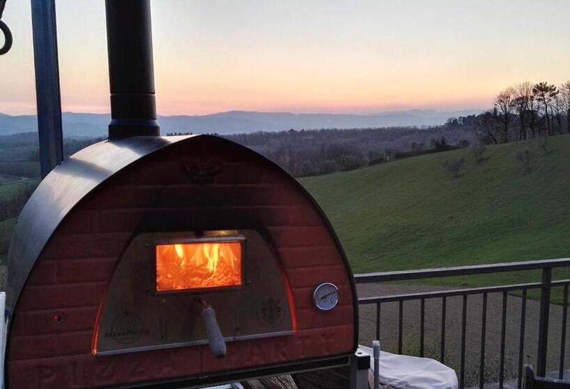 Вилла с 1 спальней и бассейном, B&b Le Due Volpi