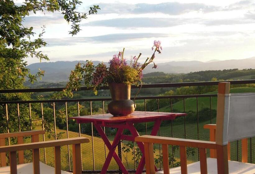 Вилла с 1 спальней и бассейном, B&b Le Due Volpi