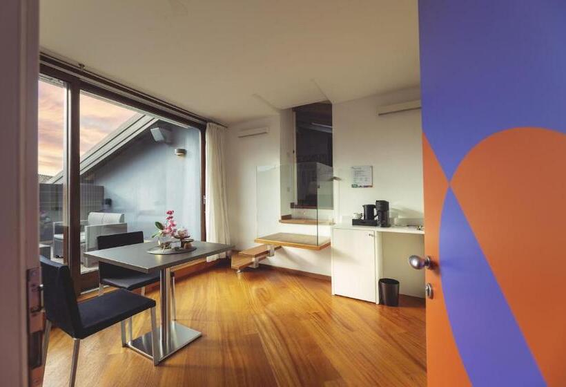 带露台的套间, Hi Room Vicolo Del Vò