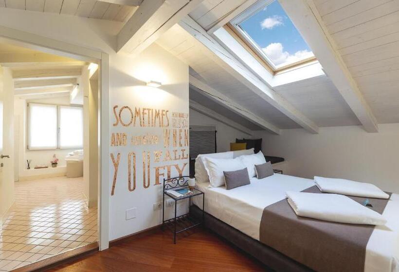 带露台的套间, Hi Room Vicolo Del Vò