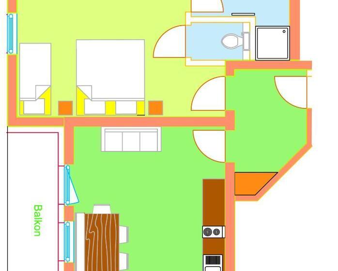 דירת חדר, Haus Ofner Am Kreischberg