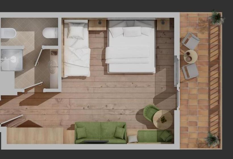 标准三人间, Family Hotel Gutenberg