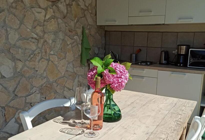 스탠다드 쿼드러플룸, 수영장 전망, Villa Maddalena