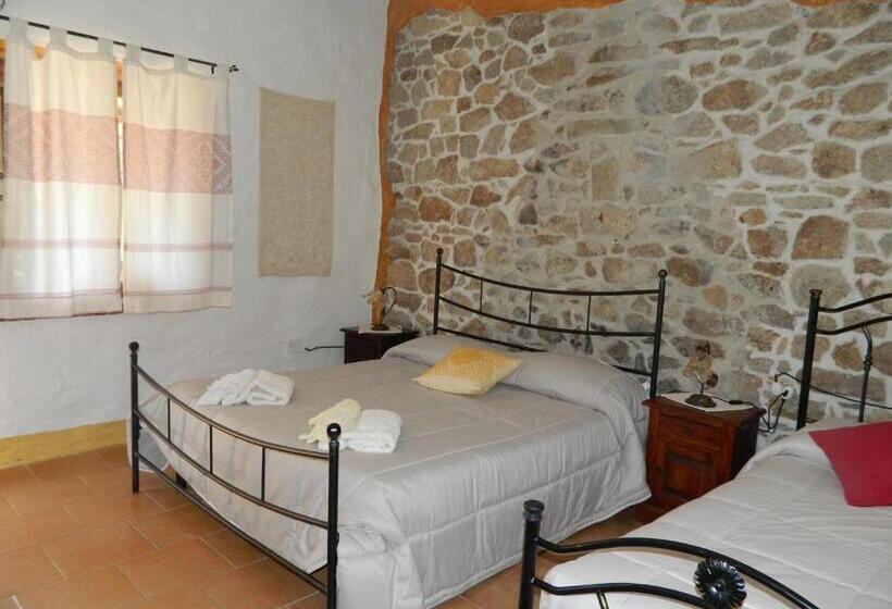 חדר סטנדרט לשלושה עם טרסה, Affittcamere Jannas