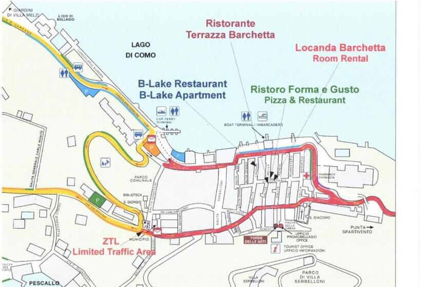 １ベッドルームペントハウスアパート, Locanda Barchetta   Room Rental