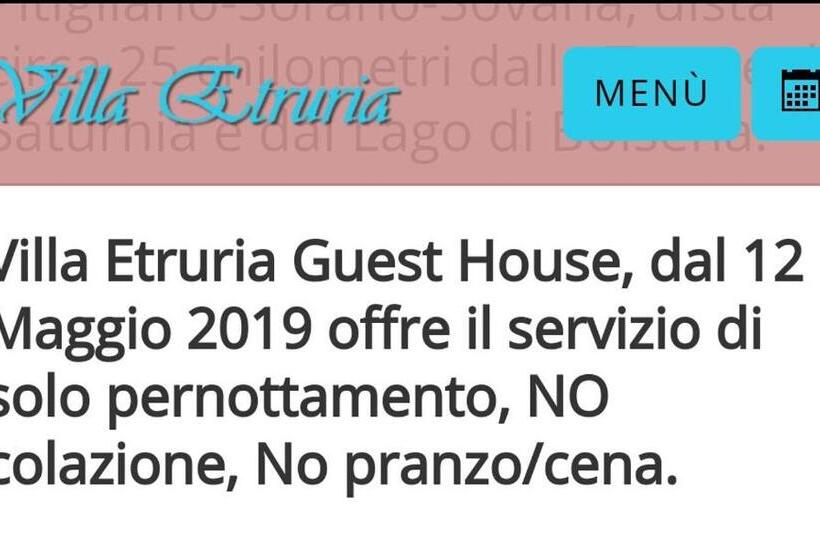 اتاق استاندارد, Villa Etruria Guest House