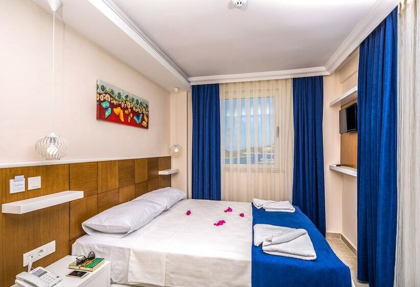 חדר דלוקס צדדי נוף לים, Kas Artemis