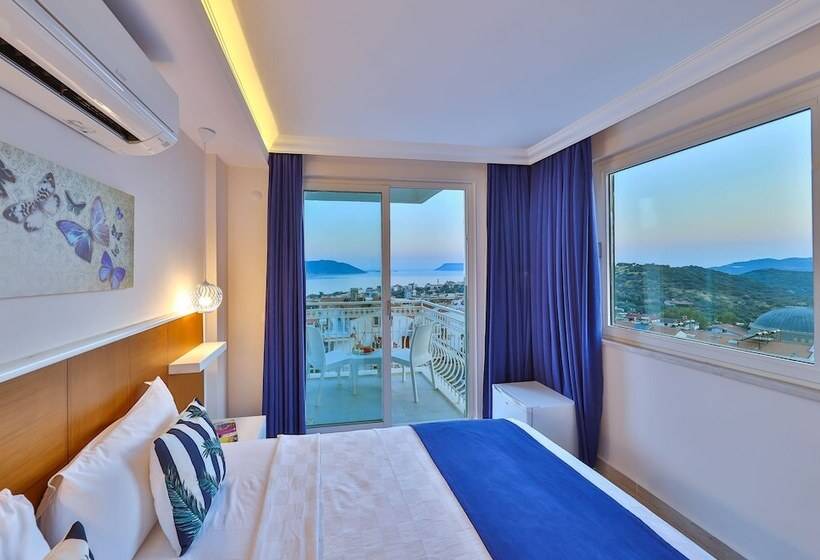 חדר דלוקס נוף לים, Kas Artemis