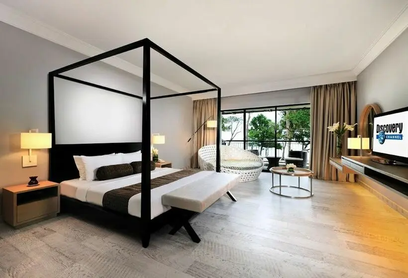 ガーデンビューデラックスルーム, Sand & Sandals Desaru Beach Resort & Spa