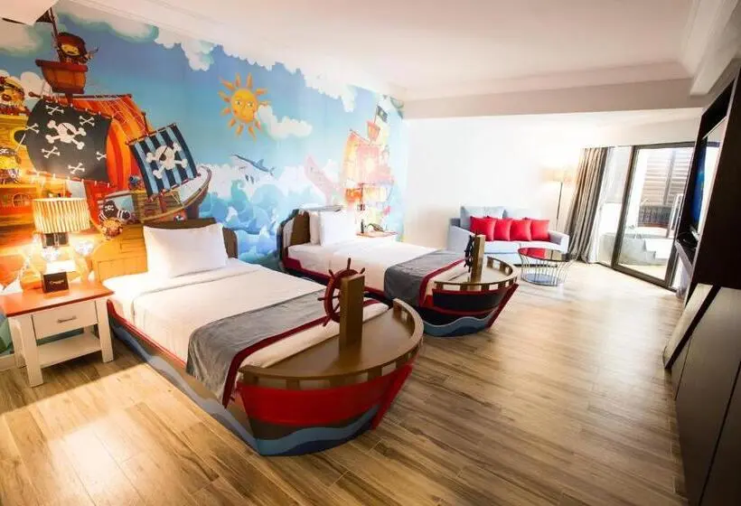 ガーデンビューファミリールーム, Sand & Sandals Desaru Beach Resort & Spa