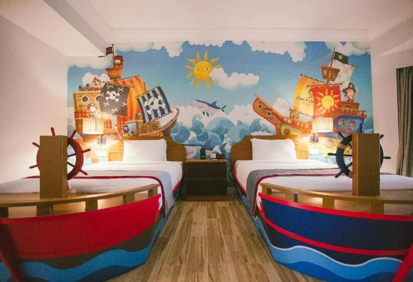 ガーデンビューファミリールーム, Sand & Sandals Desaru Beach Resort & Spa
