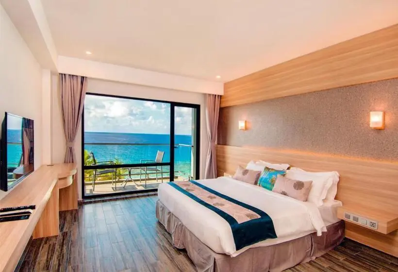 اتاق استاندارد با بالکن و چشمانداز دریا, Kaani Grand Seaview