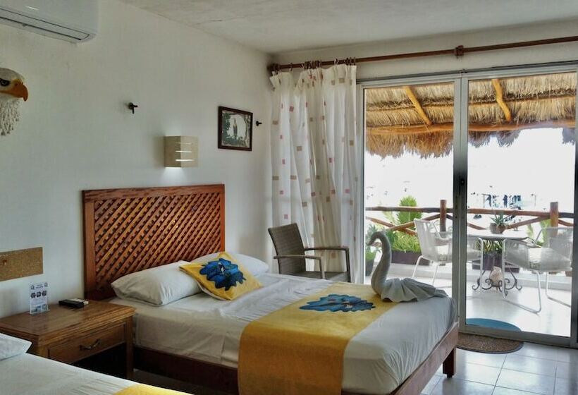 带阳台的高级房间, Punta Ponto