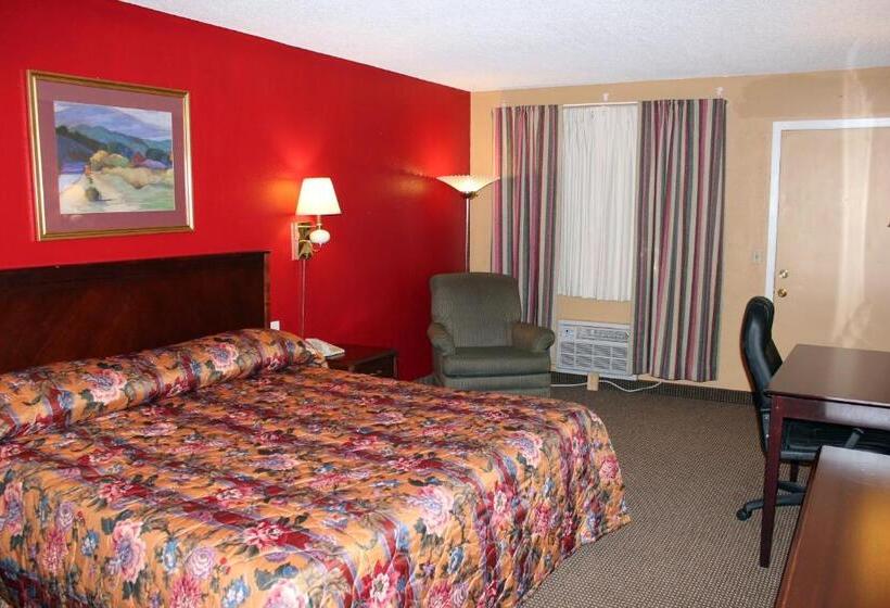 キングサイズベッドのスタンダードルーム, Valustay Inn Shakopee
