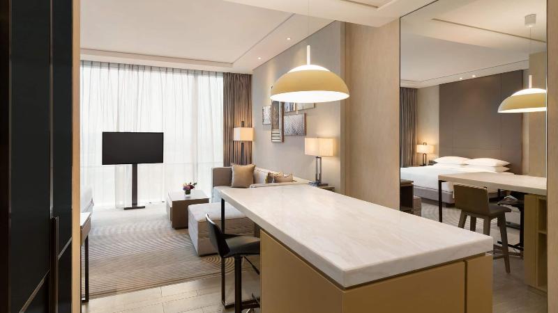 스탠다드 스튜디오 킹침대, Hyatt House Shanghai Hongqiao Cbd