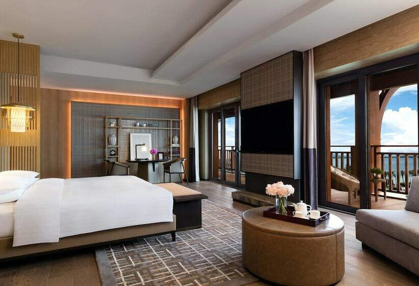 바다 전망 이그제큐티브 스위트, Shenzhen Marriott Hotel Golden Bay