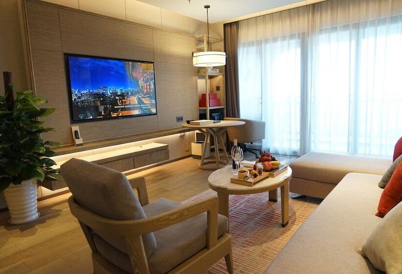 바다 전망 이그제큐티브 스위트, Shenzhen Marriott Hotel Golden Bay