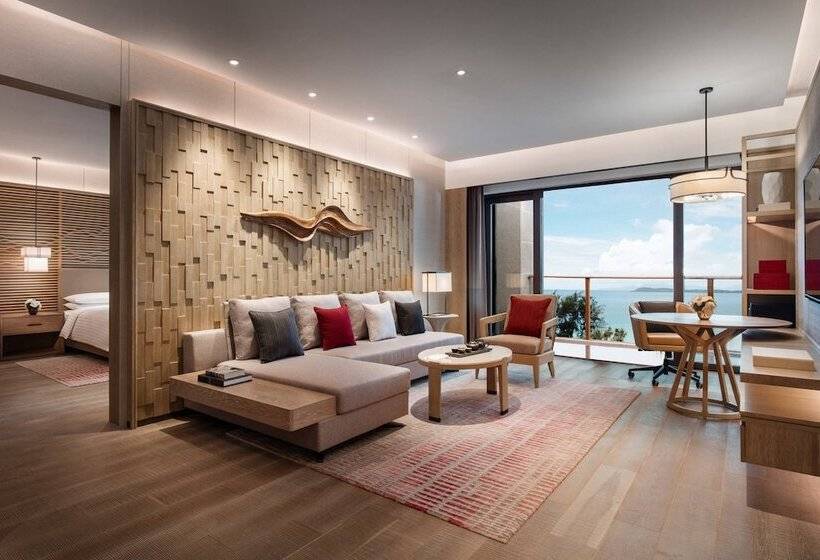 바다 전망 이그제큐티브 스위트, Shenzhen Marriott Hotel Golden Bay