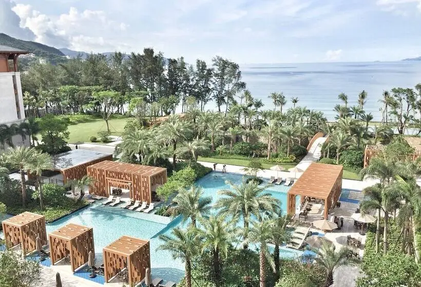 ２ダブルベッドのスタンダードルーム, Shenzhen Marriott Hotel Golden Bay