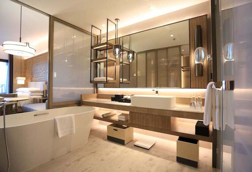 스탠다드 룸 더블 침대 2개, Shenzhen Marriott Hotel Golden Bay