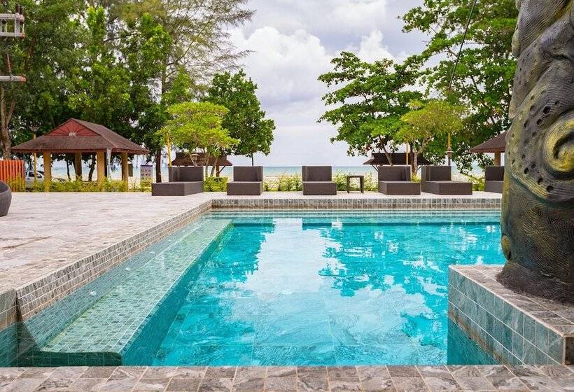 디럭스 룸 바다 전망, Maneetel Krabi Beachfront Sha Plus