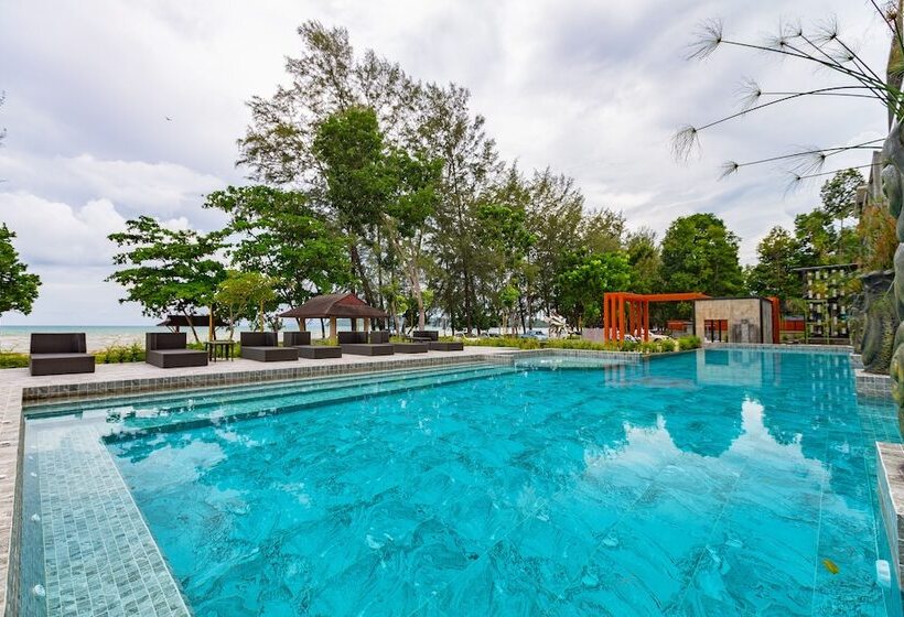 디럭스 룸 바다 전망, Maneetel Krabi Beachfront Sha Plus