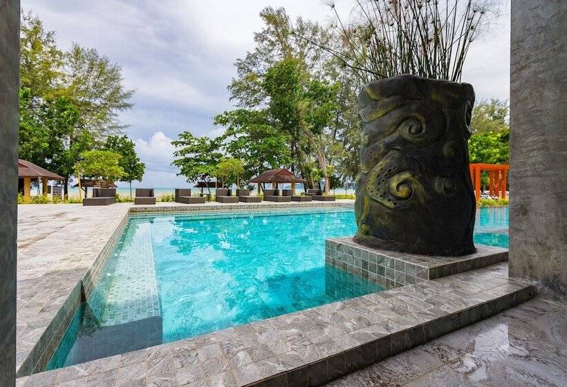 디럭스 룸 바다 전망, Maneetel Krabi Beachfront Sha Plus