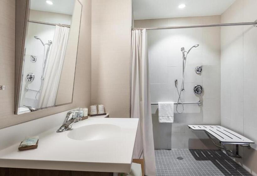 장애인을 위한 킹사이즈 침대 스탠다드 룸, Wyndham Garden Edmonton Airport