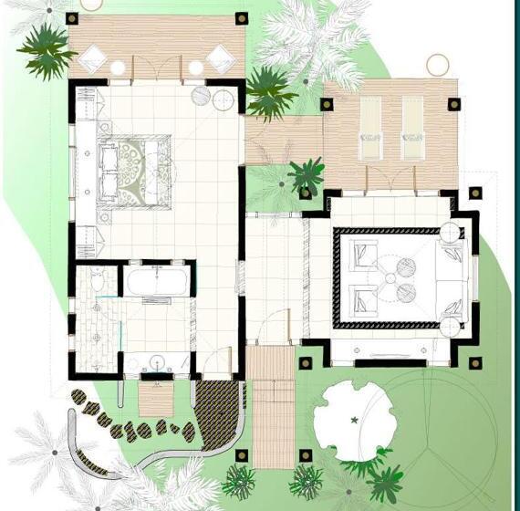 ویلای 1 خوابه, Eratap Beach Resort