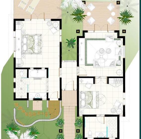 ویلای 2 خوابه, Eratap Beach Resort