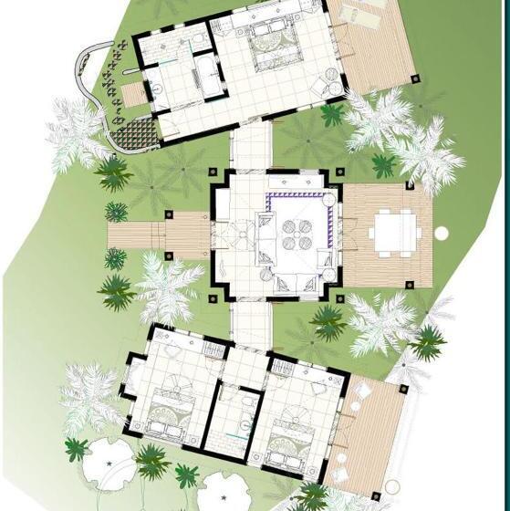 ویلای 3 خوابه, Eratap Beach Resort