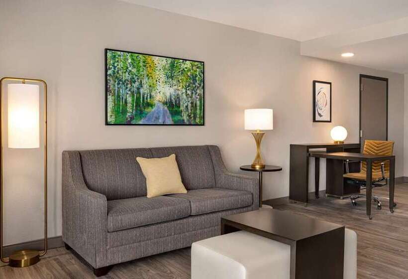 스탠다드 스튜디오 킹침대, Home2 Suites By Hilton Leavenworth Downtown