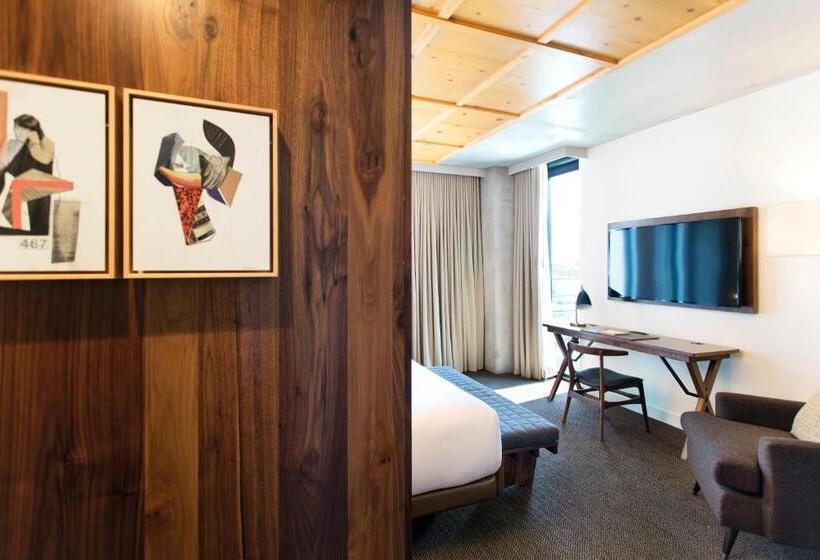 전망 디럭스룸 킹침대, Limelight Hotel Denver