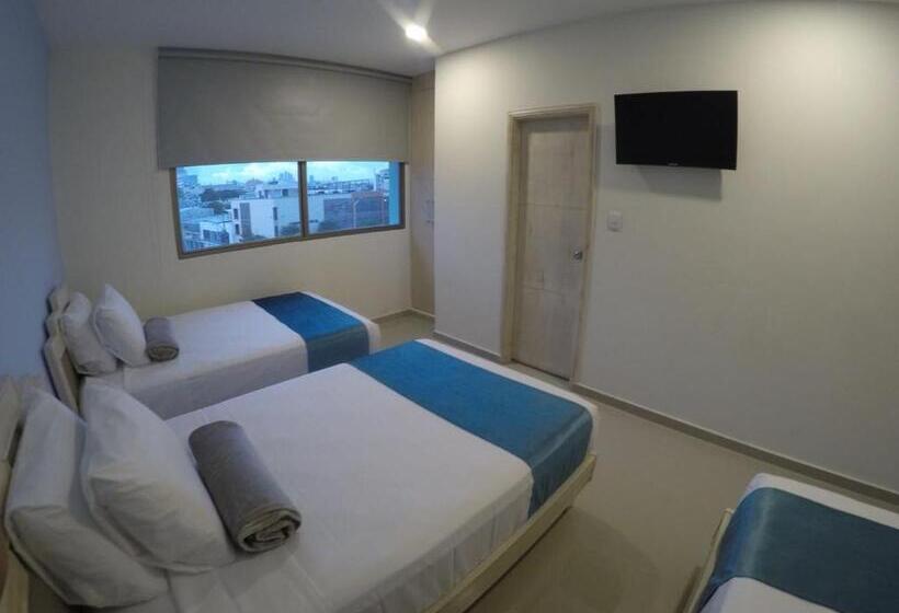 Номер Стандарт Трехместный, Med Barranquilla Centro