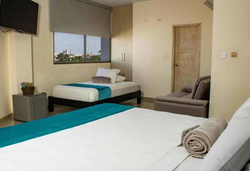 Номер Стандарт Трехместный, Med Barranquilla Centro