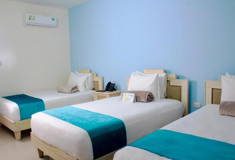 Номер Стандарт Трехместный, Med Barranquilla Centro