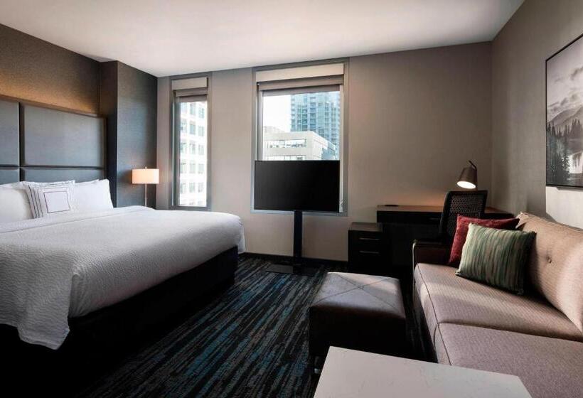 סטודיו סטנדרט, מיטה זוגית, Residence Inn By Marriott Seattle Downtown Convention Center