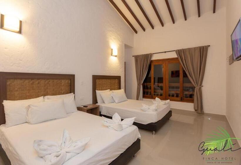 اتاق استاندارد چهار تخته, Finca Hotel Guali Santafe