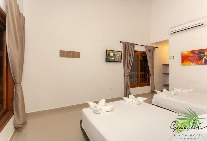 اتاق استاندارد سه نفره, Finca Hotel Guali Santafe