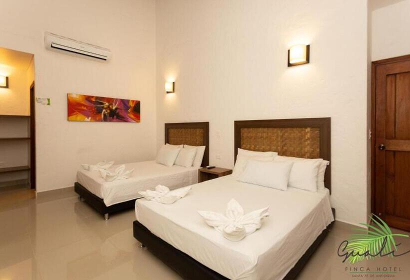 Номер Стандарт Трехместный, Finca Hotel Guali Santafe